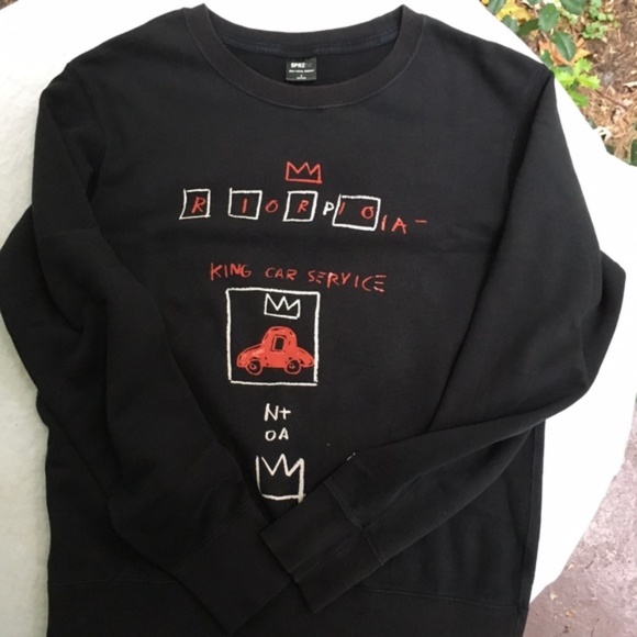 SPRZ NY Jean Michel-Basquiat Sweatshirt - Picture 8 of 8